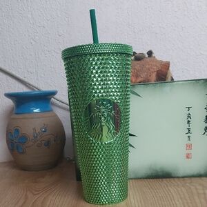Starbucks Green Studded Tumbler
